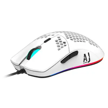 AJ390 Ľahký Wired Mouse Duté-out Herné Mouce Myší, 6 DPI Nastaviteľné 7Key