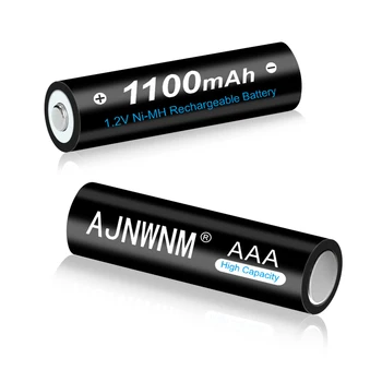AJNWNM 1.2 V Ni-Mh AAA Nabíjateľné Batérie 1100Mah Nabíjateľné Batérie AAA