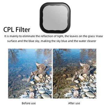 Akcia Fotoaparát Filtre Pre GoPro Hero 9 Black Neutrálne Objektív Filter Pre GoPro Hero9 Príslušenstvo CPL ND 8 16 32 Filter Nastavený