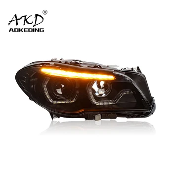 AKD Auto Styling pre F10 Svetlomety 2010-2013 F18 520i 525i 530i 535i LED Reflektor DRL dynamické Hid Bi Xenon Auto Príslušenstvo