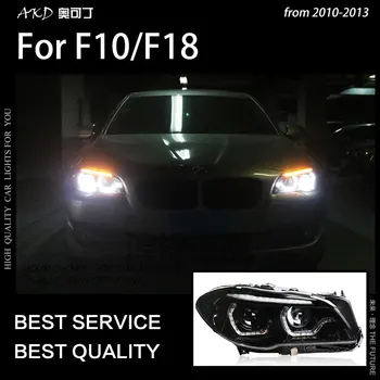AKD Auto Styling pre F10 Svetlomety 2010-2013 F18 520i 525i 530i 535i LED Reflektor DRL dynamické Hid Bi Xenon Auto Príslušenstvo