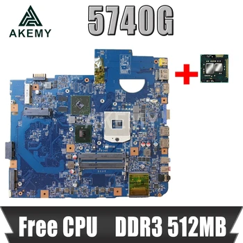 Akemy Pre Acer aspire 5740G 5740 5740Z Notebook doske MBPMG01001 MB.PMG01.001 48.4GD01.01M HM55 pamäte DDR3 512MB GPU, cpu zadarmo
