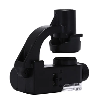 Akryl Mobilný Telefón Mikroskopom Optickej Šošovky S LED Svetlá 90X Univerzálny Zoom Mikro Kamera zväčšovacie sklo Klip