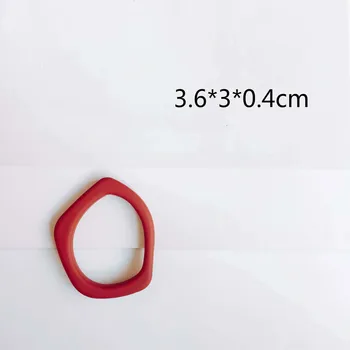 Akryl Plastové Eardrop Nepravidelného Tvaru Náušnice Príslušenstvo Náhrdelník Prívesok Charms Hobby Ručné Materiál 8pcs