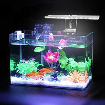 Akvárium Lampa LED Rastlín Svetla sa Hodí Nádrže 3-8MM Hrúbka Vodné Lampa Akvárium Držiak Svetla