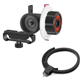 AM05-Zameriavajú s Výstroj Krúžok Pás pre Canon a Iné DSLR Fotoaparát, Videokamera DV Video Zapadne 15 mm Rod Filmovej Tvorby Systému