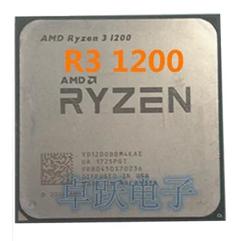 AMD Ryzen R3 1200 CPU Procesor Quad-Core, Socket AM4 3.1 GHz 10MB TDP 65W