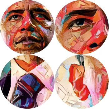 Americké Prezidenta Obamu Portrét Plátno Umenie Moderné Obrazy Pop Nástenné Plagáty A Vytlačí Cuadros Obrázky Pre Obývacia Izba
