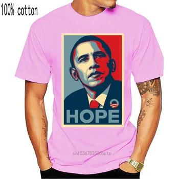 Americký Prezident Barack Obama Dúfam, že T Shirt Mens Tee Ventilátor Darček Nové Od Nás Jedinečný Dizajn Tee pánske Hip Hop, Street Rozšíriť Mužov, T Košele