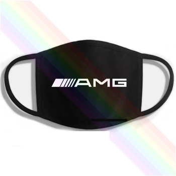 AMG Klasické Logo Tlač Umývateľný Priedušná Opakovane Bavlna Úst Maska
