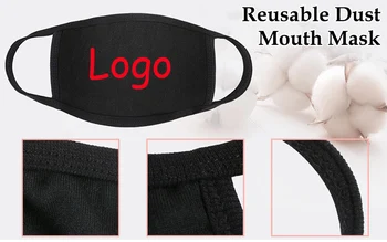 AMG Klasické Logo Tlač Umývateľný Priedušná Opakovane Bavlna Úst Maska