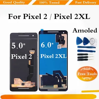 Amoled Pre Google Pixel 2 2XL LCD Displej Dotykový Displej Digitalizátorom. Pre Pixel 2 Pixel 2 XL Displej Výmenu Nástrojov