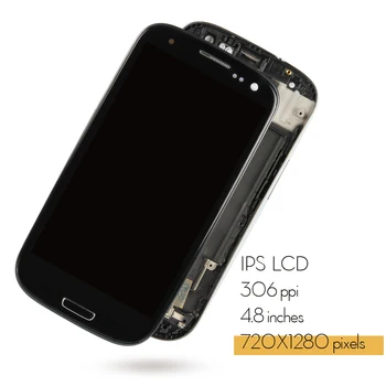 AMOLED/TFT Na Samsung Galaxy S3 Neo LCD S3 Neo Display i9300i Dotyk Digitalizátorom. Snímača Sklo Montáž Rámu i9301 Displej i9308i