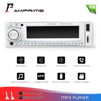 AMPrime Autoradio 1 din autorádio Bluetooth Hudba MP3 Prehrávač Multimediálnych súborov technickej Podpory FM, USB/SD/AUX Vstup, Auto Audio Stereo Prijímač