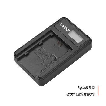Andoer USB Kamera, Nabíjačka pre Sony NP-FZ100 Batérie A7III A7RIII A7SIII A9 Fotoaparát