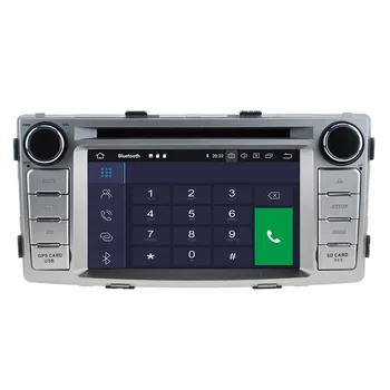 Android 10.0 Auto, DVD, Stereo prehrávač Multimediálnych súborov Na Toyotu Hilux Fortuner na roky 2012-Rádio GPS Navi Audio stereo Hlava jednotka zdarma mapu