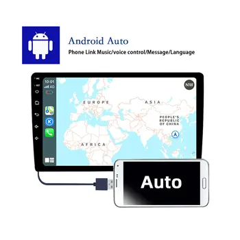 Android 10.0 Carplay 2Din autorádia Stereo GPS HIFI Audio Video Prehrávač DSP Wifi, BT Carplay OBD RDS AHD 2GB Ram pridať 32 GB ROM