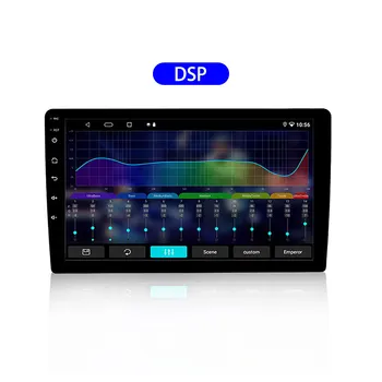 Android 10.0 Carplay 2Din autorádia Stereo GPS HIFI Audio Video Prehrávač DSP Wifi, BT Carplay OBD RDS AHD 2GB Ram pridať 32 GB ROM