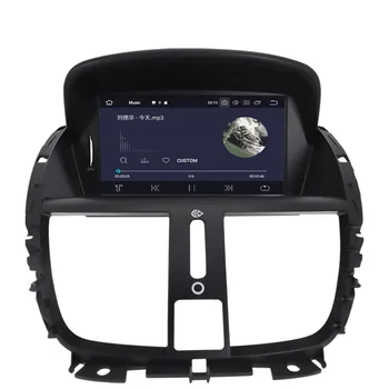 Android 10.0 Rádio Stereo GPS Auto DVD Prehrávač Pre Peugeot 207 2007-2011 2012 2013 navigáciu Multimediálne Auto IPS DSP jednotka