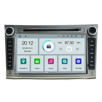 Android 9.0 Auto DVD prehrávač, GPS Navigáciu Pre Subaru Outback 08+ stereo rádio, bluetooth px5 Zosilňovač zvuku