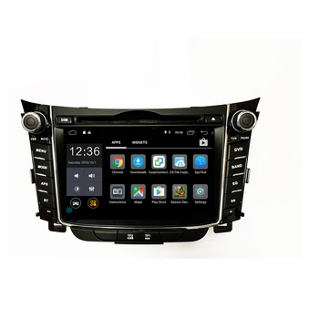 Android Auto Stereo Rádio GPS Navigátor, DVD Prehrávač, Manželská 2 din Pre Hyundai I30 Hlavu Jednotka Dotykový displej 2012 - 2016 Multimediálne