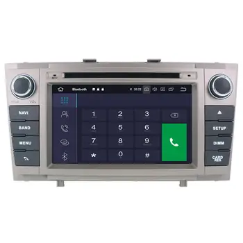 Android10.0 4G+64GB auto DVD prehrávač, GPS multimediálne Rádia Pre Toyota Avensis 2009-GPS Navigácie Headunit Audio Vstavaný DSP