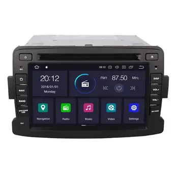 Android10.0 4GB+64GB auto DVD prehrávač Auto multimediálne Rádia Pre RENAULT DUSTER GPS Navigácie, Audio-Video jednotka hlavu rádio prehrávač