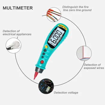 ANENG B01 Digitálny Multimeter Pero Typ Nástroj 6000 Počíta Kondenzátor Tester Testery Byť Pravda Tranzistor Tester Smd Digitálny Meter