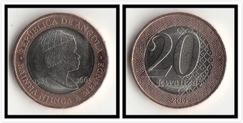 Angola 20 Kwanza Hodnota Vydanie mince Mince
