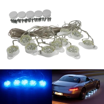 ANGRONG Pod Auto Svietiť 90 LED Puddle Podvozok Bodové Svetlo Lampy prízemného Efektu Súprava Biela
