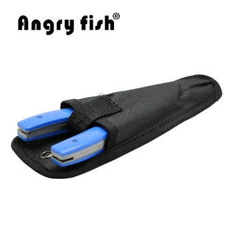 Angryfish Rybárske potreby Multifunkčné kliešte nástroj Výstroj Rez Linky Fishhook odstrániť Lákať Nožnice Rybárske Plier Žltá/Modrá Farba L3