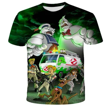 Anime 3d Print T Shirt Nadprirodzené A Scooby Doo, Scooby Gangy Prírodné Tričko Cool Bežné pride t shirt deti Fashion tričko