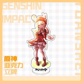 Anime Hry Genshin Vplyv Obrázok Akrylový Stojan Model Hračky Lumine Jean Klee Akcie Obrázok Dekorácie Cosplay DIY Kolekcia Dary