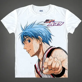 Anime Kuroko No Basuke T Shirt pre Mužov, Ženy, Deti Kuroko Tetsuya kros T-Shirt Oblečenie Tričko Japonský Harajuku Tee Topy