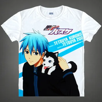 Anime Kuroko No Basuke T Shirt pre Mužov, Ženy, Deti Kuroko Tetsuya kros T-Shirt Oblečenie Tričko Japonský Harajuku Tee Topy