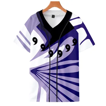 Anime Naruto Cosplay Baseball Tričko Muži Ženy Harajuku Tričko Siedmeho Hokage Namikaze Minato Kostým Krátky Rukáv T-shirts