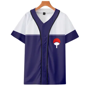 Anime Naruto Cosplay Baseball Tričko Muži Ženy Harajuku Tričko Siedmeho Hokage Namikaze Minato Kostým Krátky Rukáv T-shirts