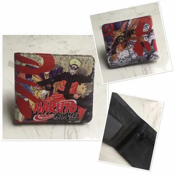 Anime Naruto Hatake Kakashi Cartoon Peňaženky Mužov Krátke Peňaženky Mincu Peňaženku, Kreditné Karty Držiteľ Vrecko Študent Peňaženky Darček