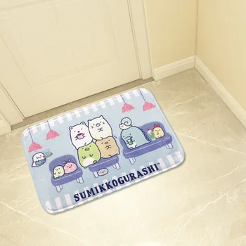 Anime Sumikko Gurashi Rohu Bio Domácnosti Non-slip Doormats Absorpcia Vody Kúpeľňa Kuchyňa Koberec Krásne kreslené Hrať Mat