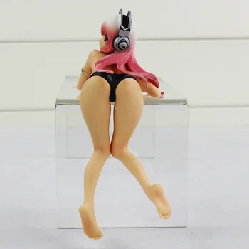Anime Super Sonico PVC Akcie obrázok Hračky, Bábiky sex Dievča zber model Hračka do Políčka doprava Zadarmo 12cm