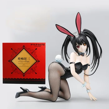 Anime Uvoľnenie B-ŠTÝL DÁTUM LIVE Tsunako Tokisaki nočná mora Bunny Ver. Sexy Dievča PVC Akcie Obrázok Zber Model Hračky 27 cm
