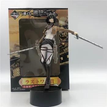 Anime Útok Na Titan Mikasaa Ackermana Obrázok Sochy Figma 203 Akcie Obrázok PVC Zberateľskú Model Hračky Bábiky