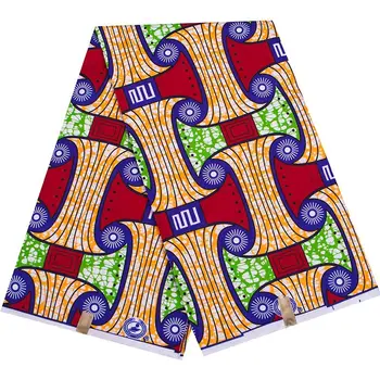 Ankara Afriky Vytlačí Patchwork Textílie Polyester Reálne Vosk Šitie Šaty DIY Plavidlá Dizajn Tissu Afrike Nigérijský Pagne
