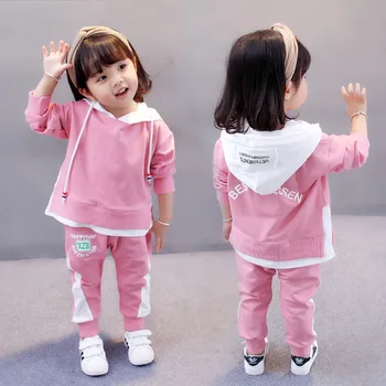 Anlencool jeseň športové oblečenie detí nosenie 2020 zahraničného obchodu kórejskej Edition 3~8 ročných detí športové spp vyhovovali dve sady