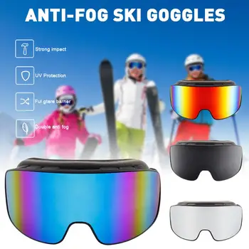 Anti-fog Lyžiarske Okuliare Okuliare Ochrana Snowboard Okuliare Veľké Lyžiarske Okuliare, Masky Snehu snežných skútrov Muž Ženy Lyžovanie Vonkajšie paletou