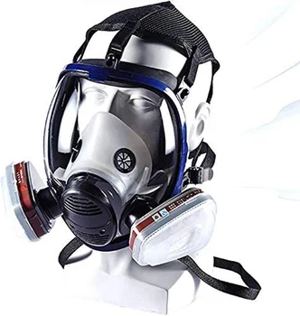 Anti-fog Plynová Maska, Respirátor s Filtrom Široko Používané Pre Ekologické Plyn Farba Spary Kyseliny Prachu Pesticídov na Ochranu Chemické masky