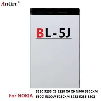 Antirr Originálne batérie BL-5C BL-5B BL-5F BL-5K BL-5J BL-5CT Mobilný Telefón Náhradné Batérie Pre Nokia Li-ion Nabíjacie Batérie
