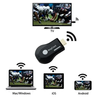 Anycast M2/M4/M9 Plus Wireless WiFi Dongle Prijímač TV stick Adaptér Android 1080P server DLNA, Airplay Miracast TELEVÍZOR na YouTube