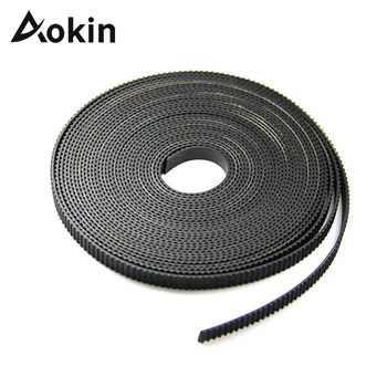 Aokin 10M/veľa GT2 Remeňa Tlačiareň Široký 6mm Otvoriť remeňa 6 mm pre 3d tlačiareň RepRap Mendel gt2 Remenice 3D Tlačiarne Časť