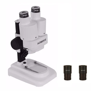 AOMEKIE 20X/40X Binokulárne Stereo Mikroskopom s LED pre PCB Spájky Mobilný Telefón Opravy Minerálnych Vzor Sledovanie HD Vision